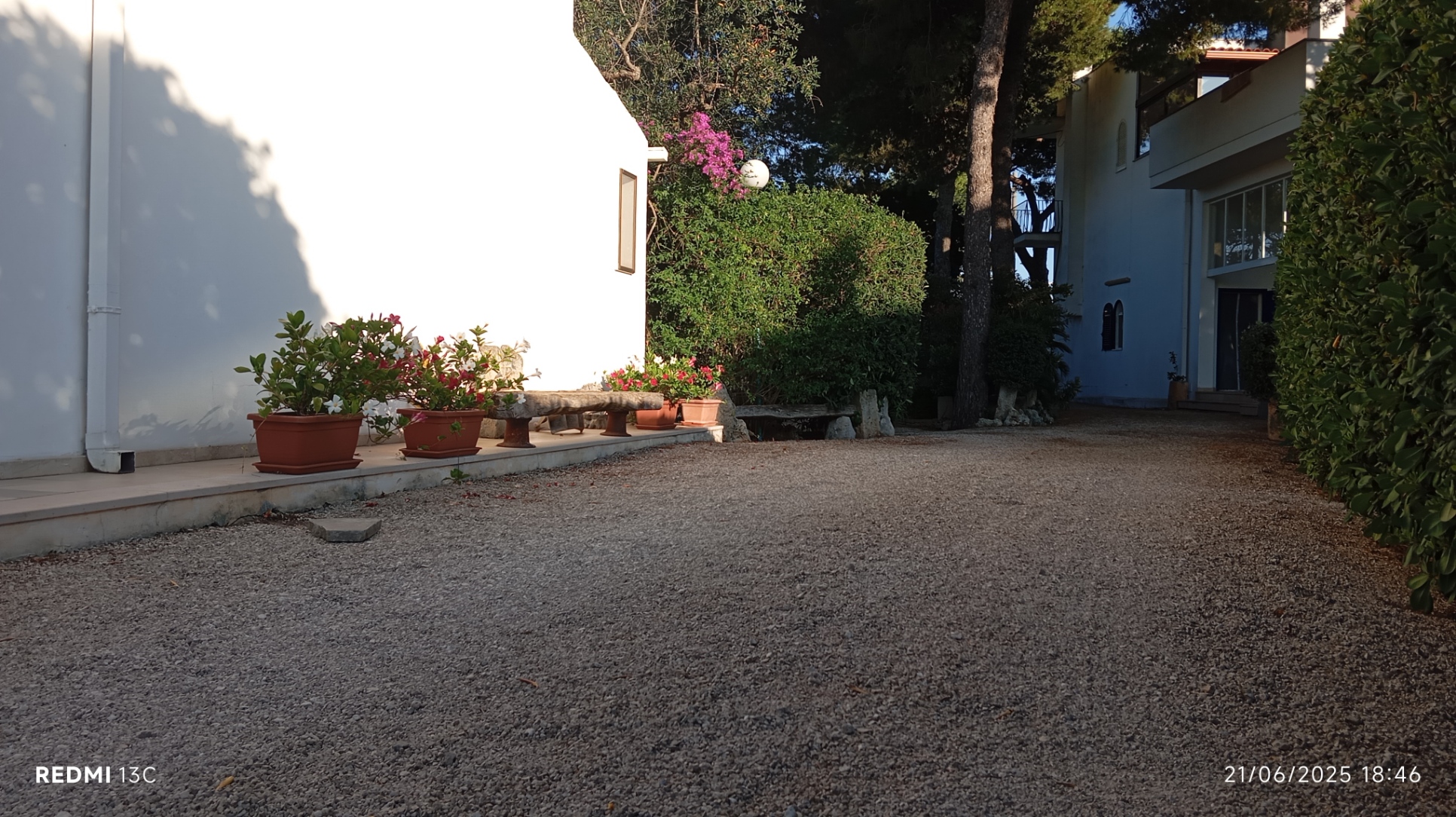 Giardino con Fiat 500
